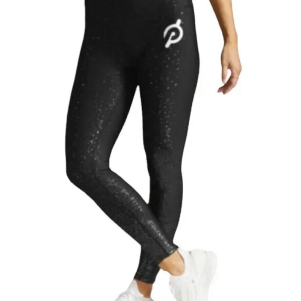 Beautiful sparkle Peloton Black High-Waisted Leggings